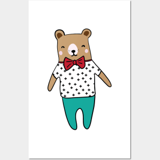 Cute little bear Posters and Art